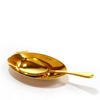 Colher com suporte ouro