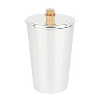 Porta requeijão prata e bambu