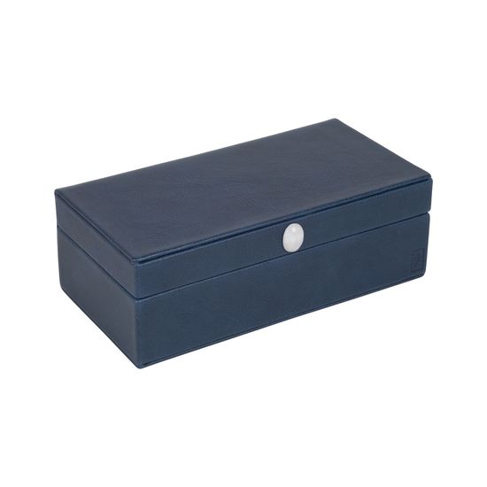 Caixa decorativa sofisticada azul