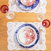 sousplat azul porcelana