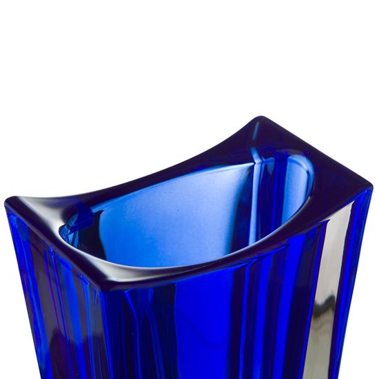 vaso cristal azul