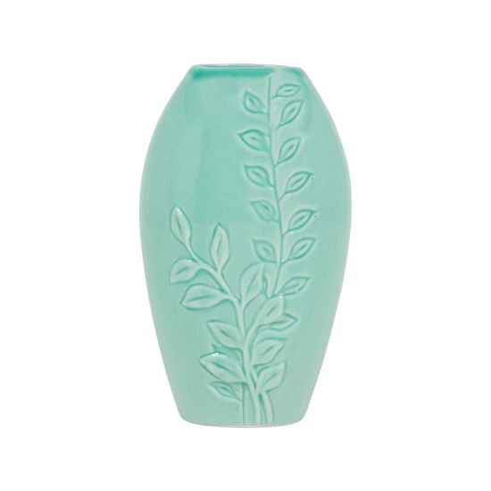 Vaso de ceramica verde