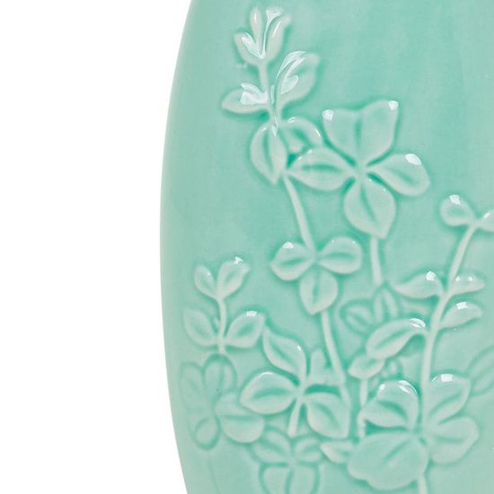 vaso-flores-verde-agua-ceramica-casadorada-detalhe