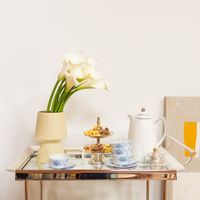 Garrafa termica porcelana branco