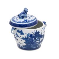 Pote fu dog blue canton