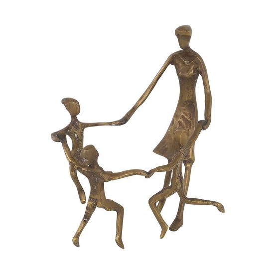 escultura ciranda bronze